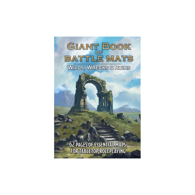  Livre plateau de jeu : Giant Book of Battle Mats Wrecks & Ruins (A3)