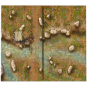 Loke Battle Mats Livre plateau de jeu : Giant Book of Battle Mats Wrecks & Ruins (A3)