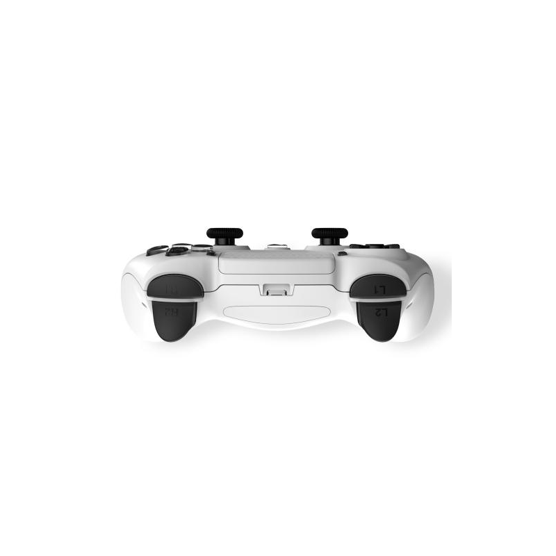 Manette Sans Fil Blanche pour PS4 Avec Prise Jack pour casque et boutons lumineux