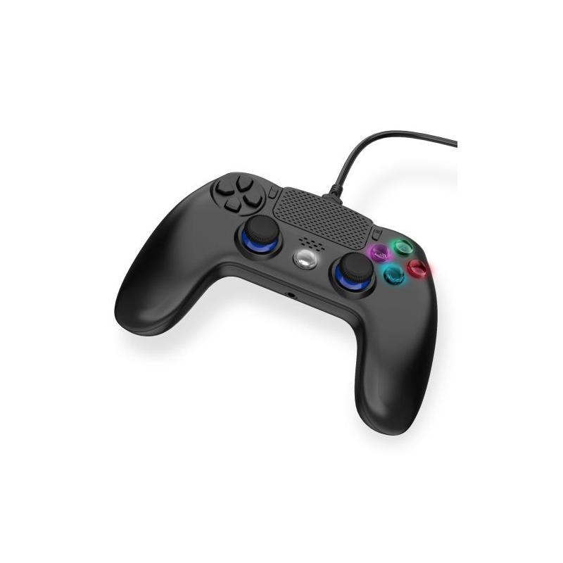 Manette Filaire Noire pour PS4 avec Câble 3M avec prise Jack