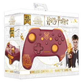 Harry Potter - Manette Switch Sans Fil Câble 1M - Gryffondor - Rouge