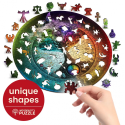 Puzzle en bois – Arbre de la vie – 250 pcs forme ronde (25 pcs uniques)