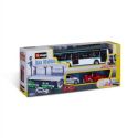 Miniature automobile 1/64 TRANSPORTS PUBLICS - Playset City Bus + station + 2 véhicules