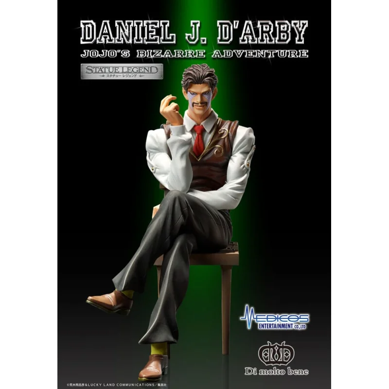 JoJo's Bizarre Adventure Part 3 statuette PVC Statue Daniel J. D'Arby 14 cm