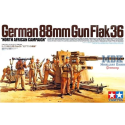 Flak 36 allemand de 88 mm lAfrique du Nord 