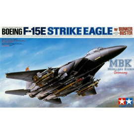 McDonnell Douglas F-15E Strike Eagle Bunker-Buster. Avec bombe guidée à laser GBU-28 AGM-130 TV/IIR , missile téléguidé AIM-9L 