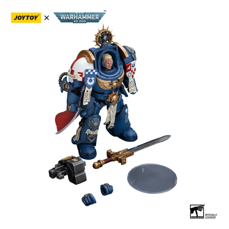 Warhammer 40k figurine 1/18 Ultramarines Terminator Captain Severus Agemman 12 cm