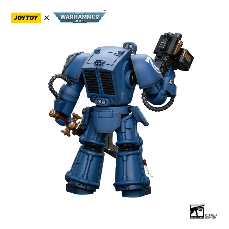 Warhammer 40k figurine 1/18 Ultramarines Terminator Squad Sergeant with Power Sword and Teleport Homer 12 cm