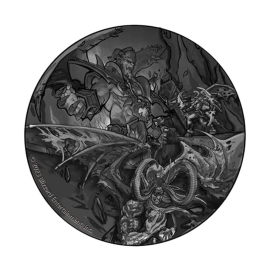  Blizzard World of Warcraft - Illidan Commemorative Bronze Medal Deluxe Edition