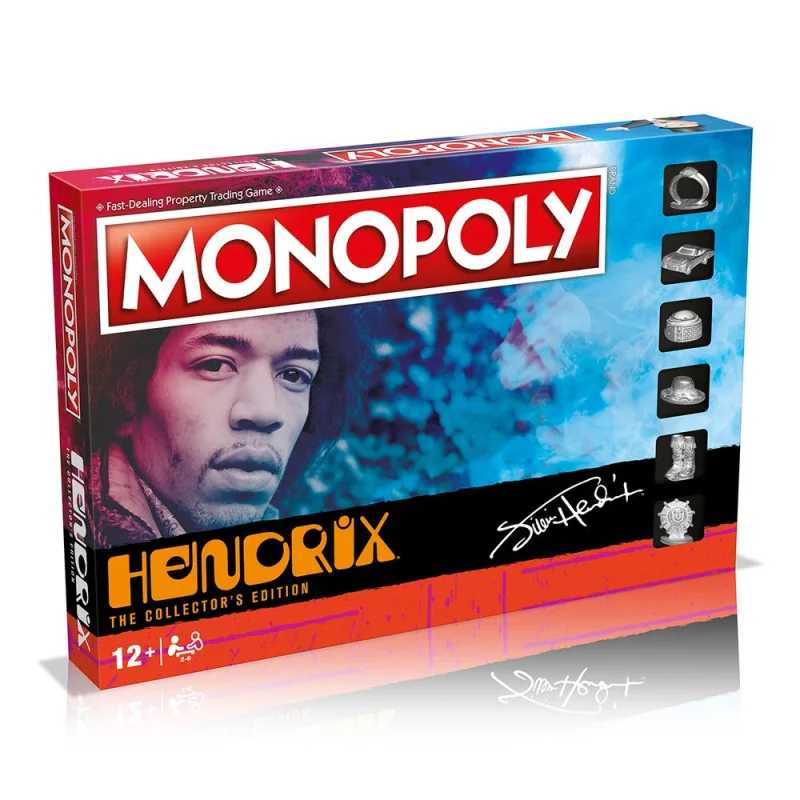 Winning Moves Jimi Hendrix - Monopoly English