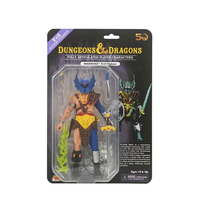 Dungeons & Dragons figurine 50th Anniversary Warduke on Blister Card 18 cm