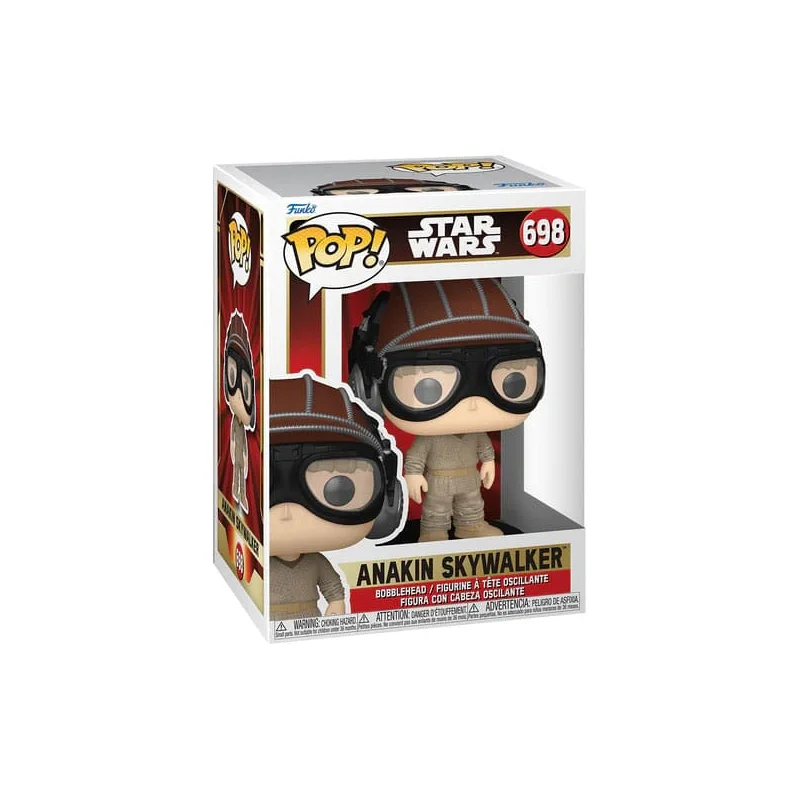 Star Wars, épisode I : La Menace fantôme Anniversary POP! Vinyl figurine Anakin w/Helmet 9 cm