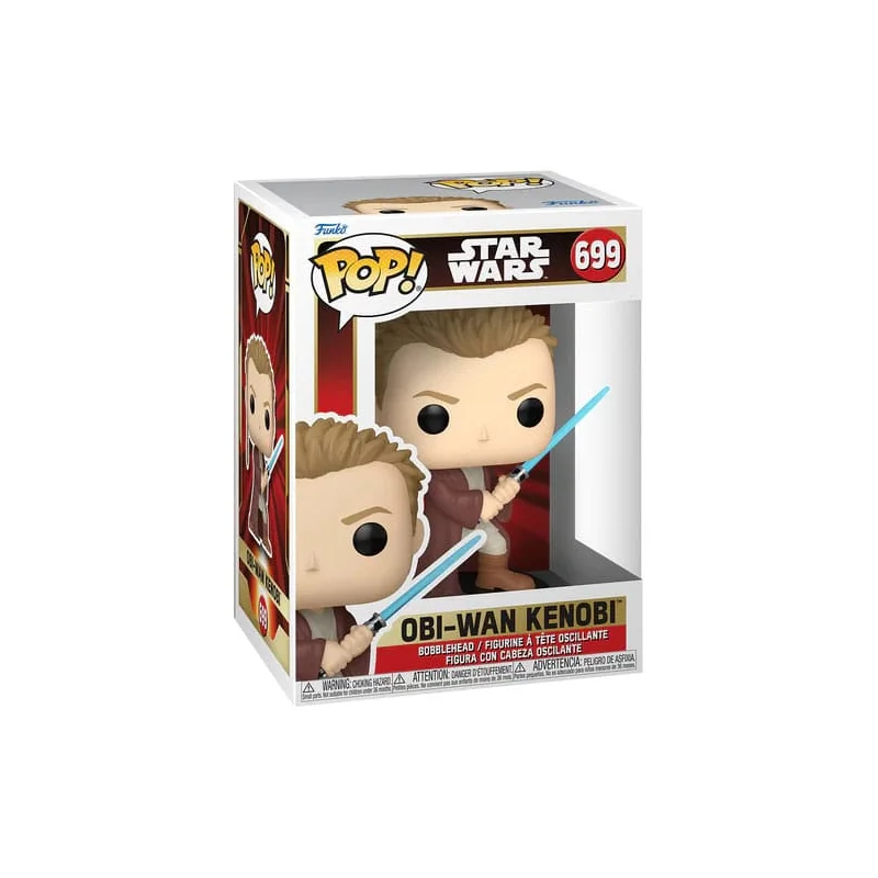 Star Wars, épisode I : La Menace fantôme Anniversary POP! Vinyl figurine Obi-Wan(Young) 9 cm