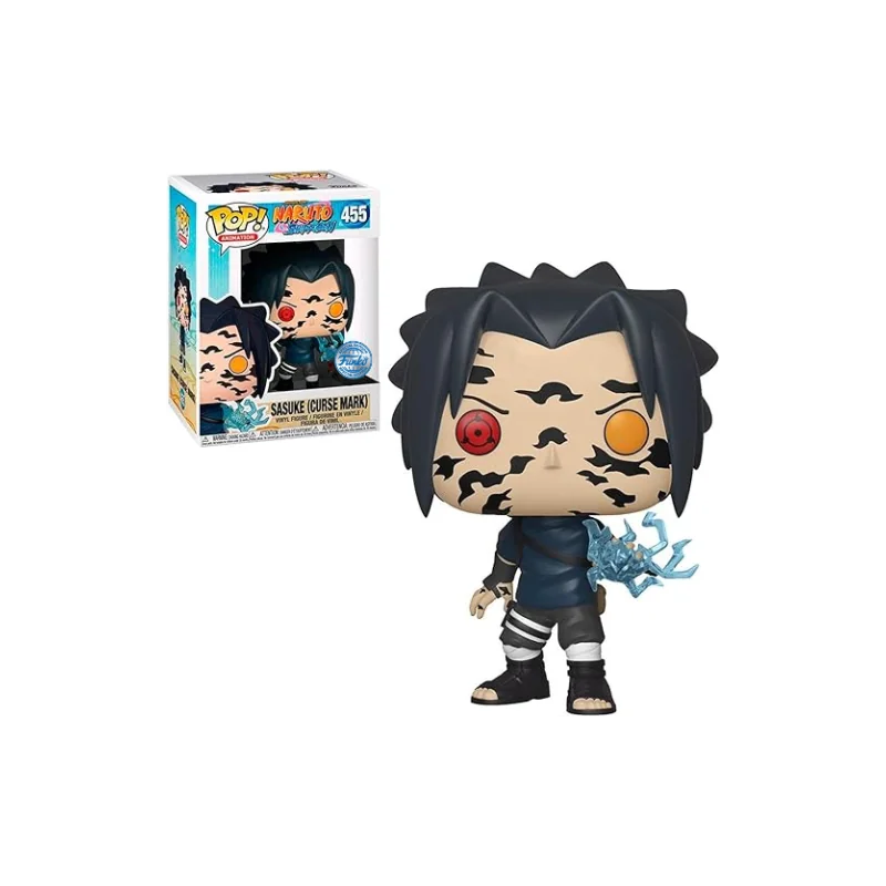 Figurine Pop NARUTO - POP Animation N° 455 - Sasuke avec Marque de Malédiction