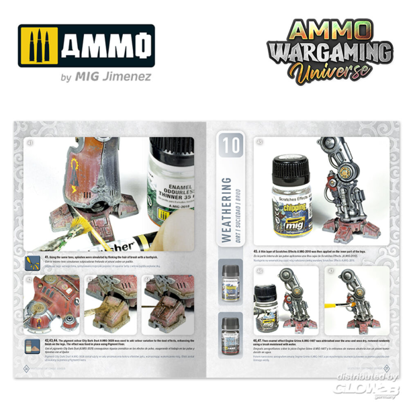 2074069225 AMMO WARGAMING UNIVERSE Book 03 - Weathering Combat Armour (English, Castellano, Polski)