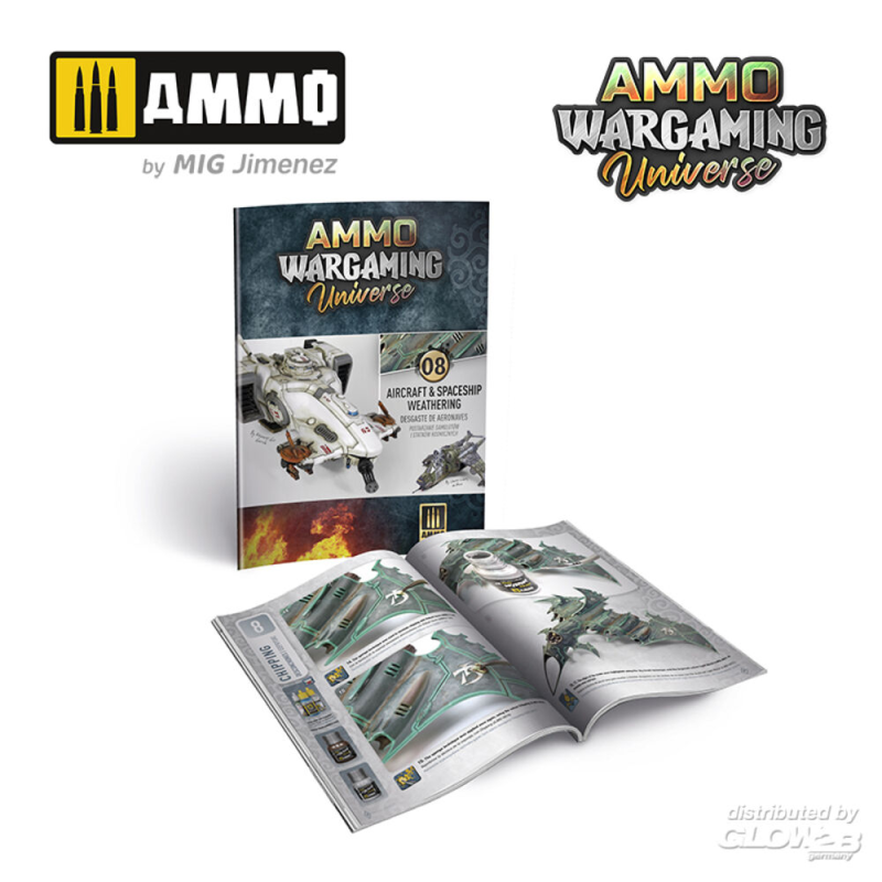 Livres warhammer AMMO WARGAMING UNIVERSE Book 08 - Aircraft and Spaceship Weathering (English, Castellano, Polski)