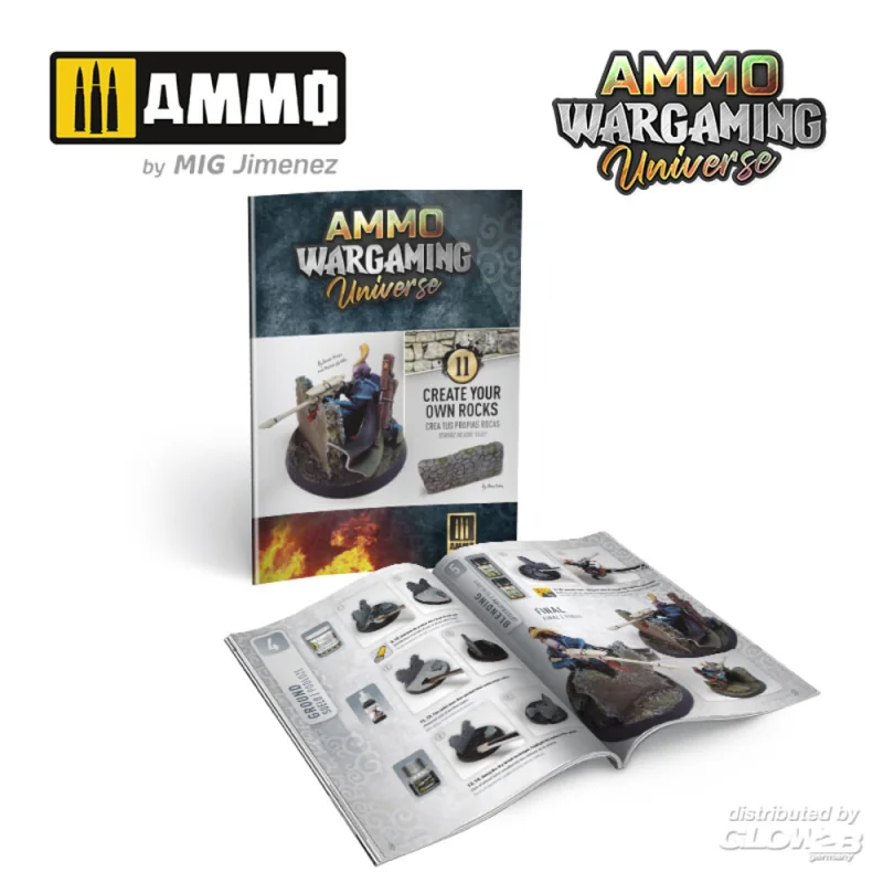 AMMO WARGAMING UNIVERSE Book 11 – Create your own Rocks (Multilingual Book)