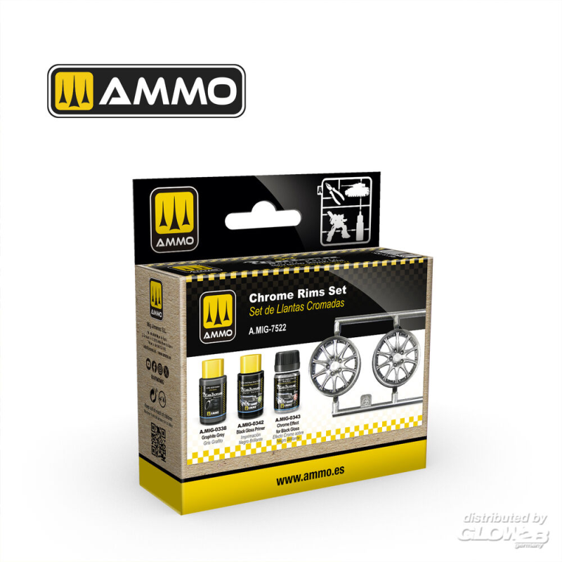AMMO - MIG JIMENEZ Cobra Motor Chrome Rims Set