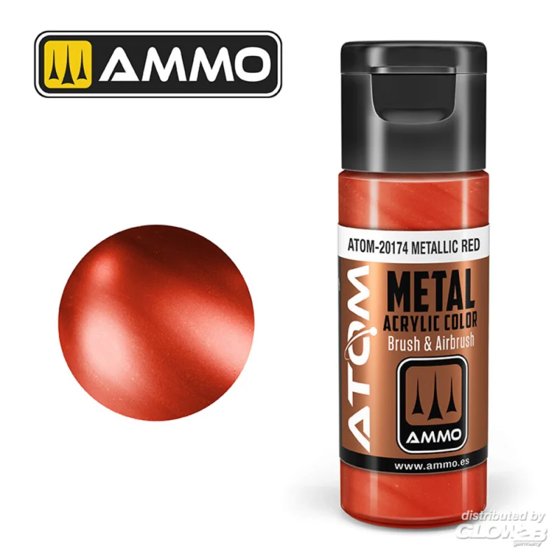 ATOM METALLIC Red