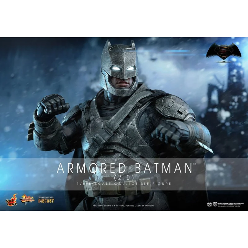 Batman v Superman : L'Aube de la justice figurine Movie Masterpiece 1/6 Armored Batman 2.0 33 cm