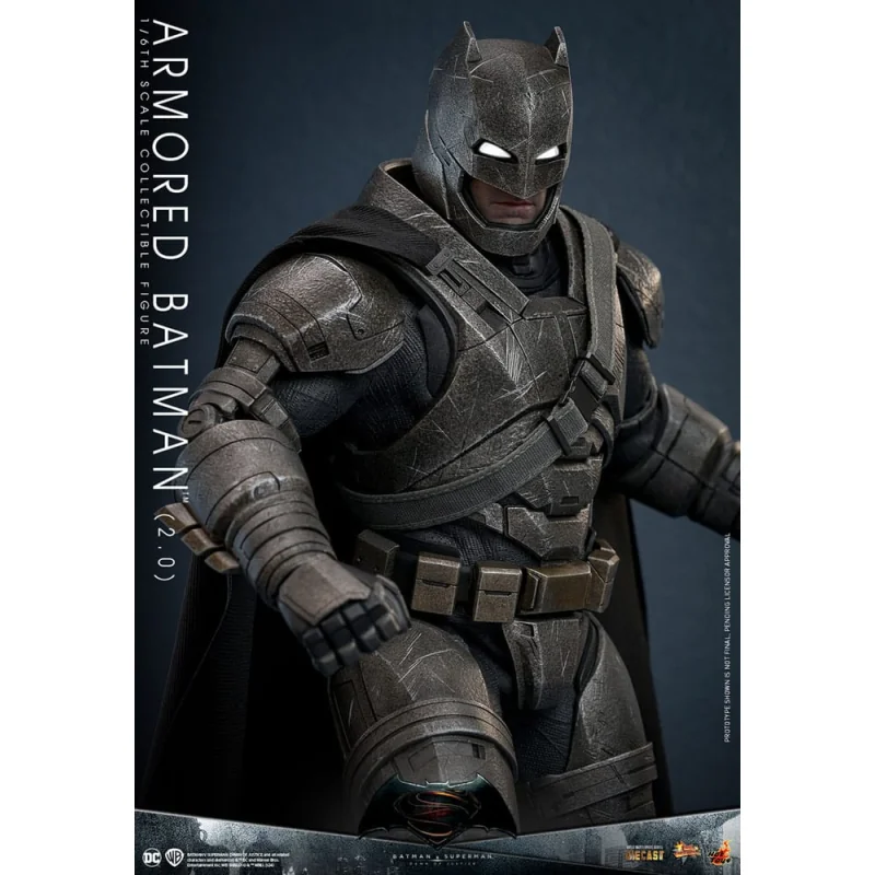 Batman v Superman : L'Aube de la justice figurine Movie Masterpiece 1/6 Armored Batman 2.0 33 cm