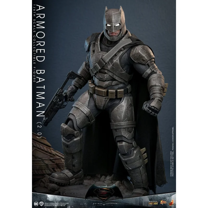 Batman v Superman : L'Aube de la justice figurine Movie Masterpiece 1/6 Armored Batman 2.0 33 cm