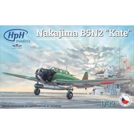 Nakajima B5N2 Kate 1/32 model. Resin model in combination with plastic parts - details and clear parts