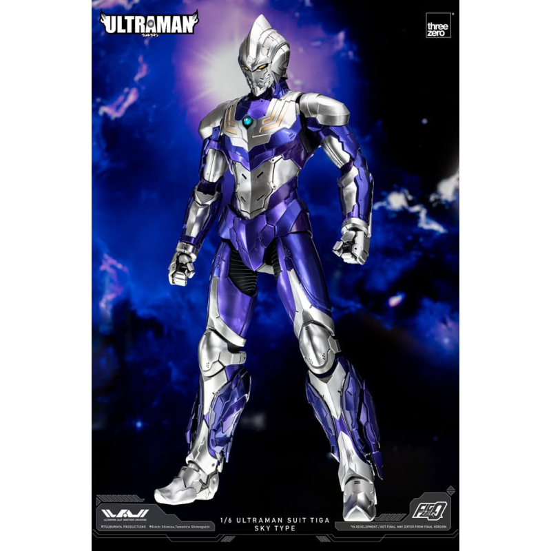  Ultraman figurine FigZero 1/6 Ultraman Suit Tiga Sky Type 31 cm