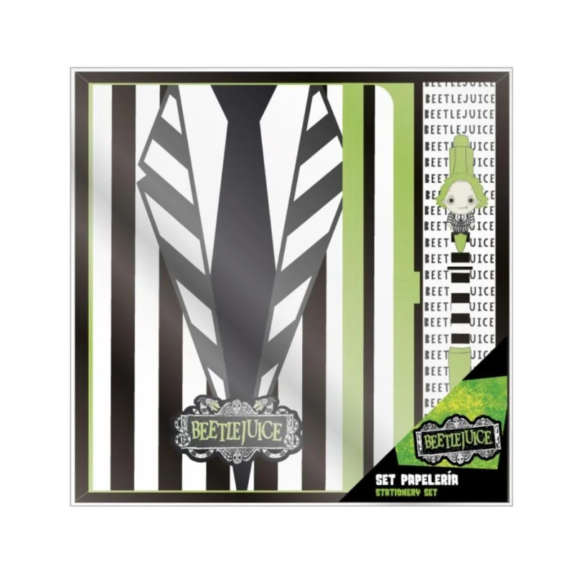 BEETLEJUICE - Pack Premium Notebook A5 + Stylo-Bille