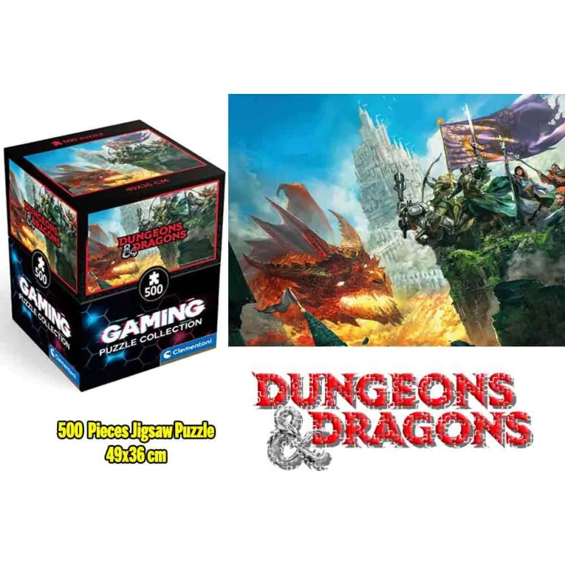 Gaming Puzzle Collection - Cube500 Dungeons & Dragons: Dragonfire - Jigsaw Puzzle 500 Pcs