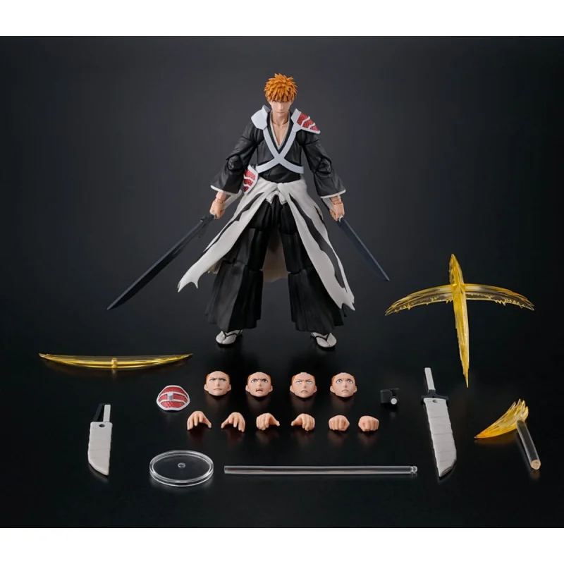 Bleach: Thousand-Year Blood War figurine S.H. Figuarts Ichigo Kurosaki Dual Zangetsu 16 cm