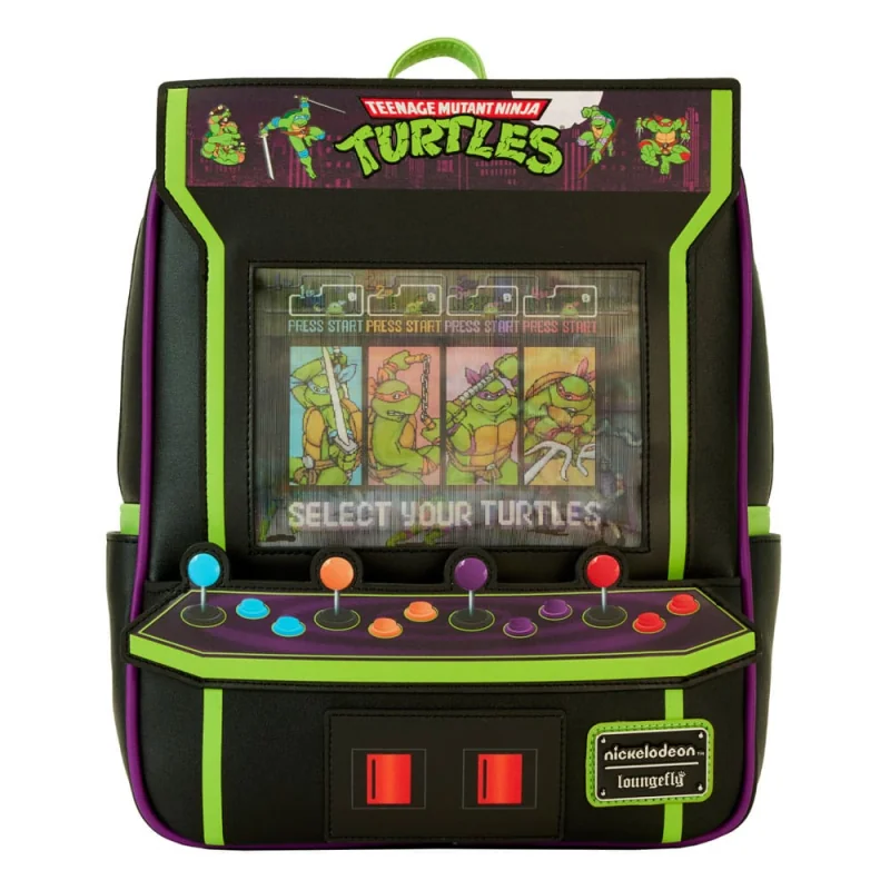 Tortues Ninja by Loungefly sac à dos 40th Anniversary Vintage Arcade