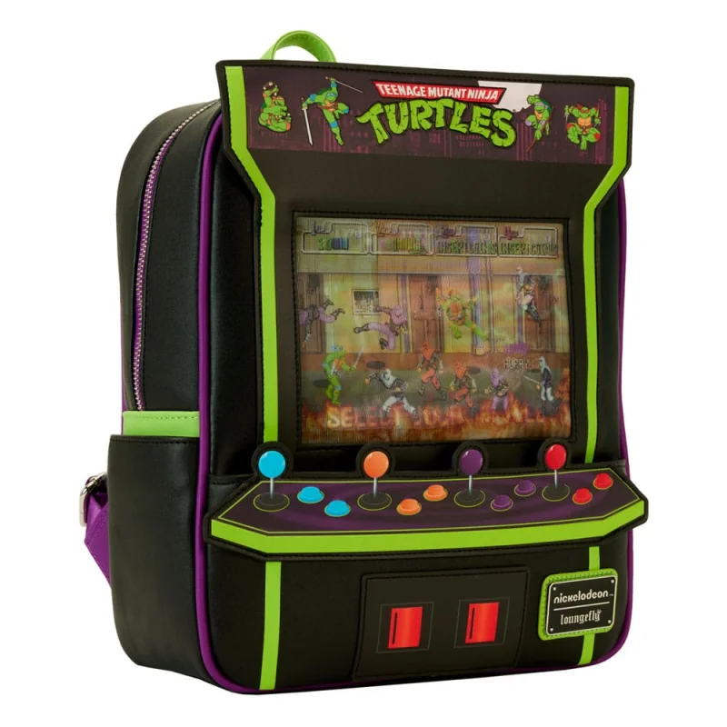 Tortues Ninja by Loungefly sac à dos 40th Anniversary Vintage Arcade