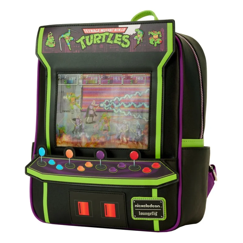 Tortues Ninja by Loungefly sac à dos 40th Anniversary Vintage Arcade