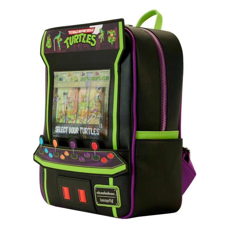 Tortues Ninja by Loungefly sac à dos 40th Anniversary Vintage Arcade