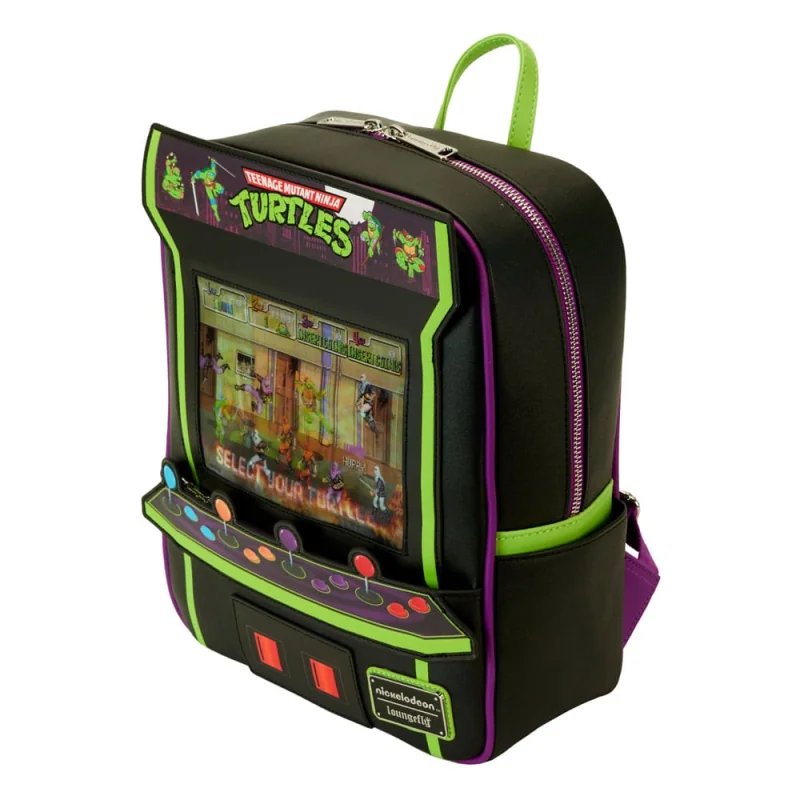 Tortues Ninja by Loungefly sac à dos 40th Anniversary Vintage Arcade