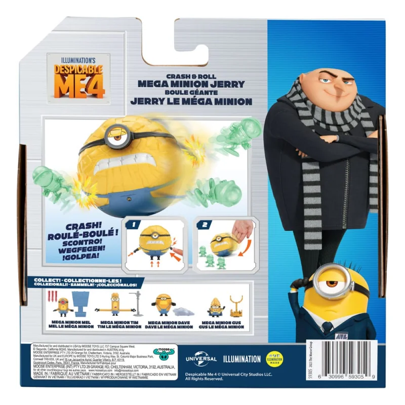 Moi, moche et méchant 4 figurine Mega Minion Jerry