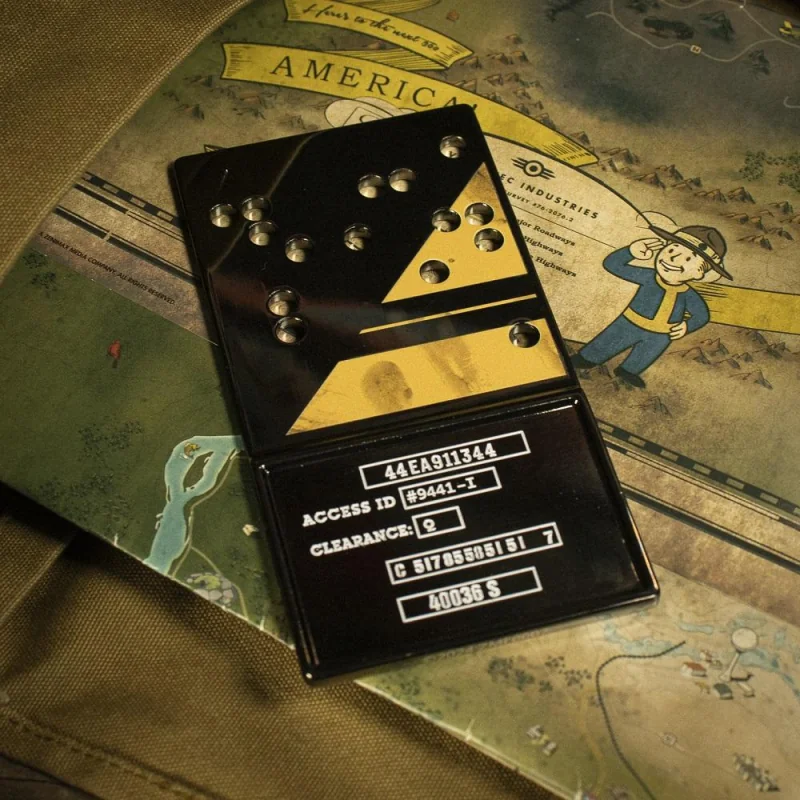 FALLOUT - Replique Keycard Nucléaire - Edition Limitée