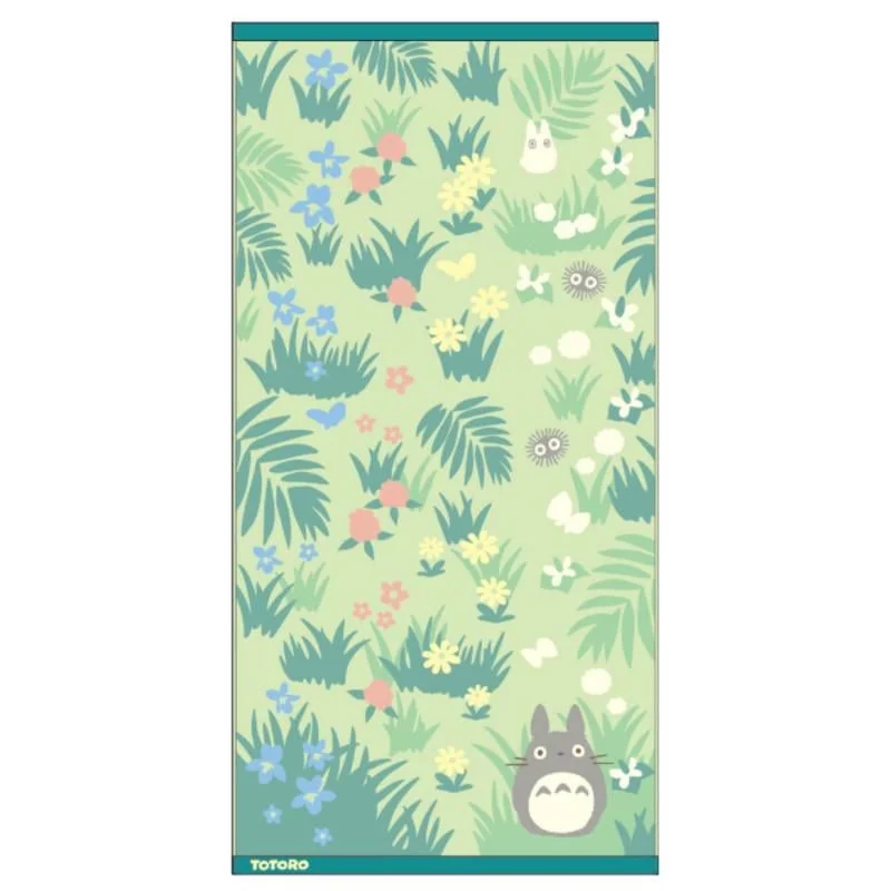 MON VOISIN TOTORO - Totoro & Papillon - Grande Serviette 60x120cm