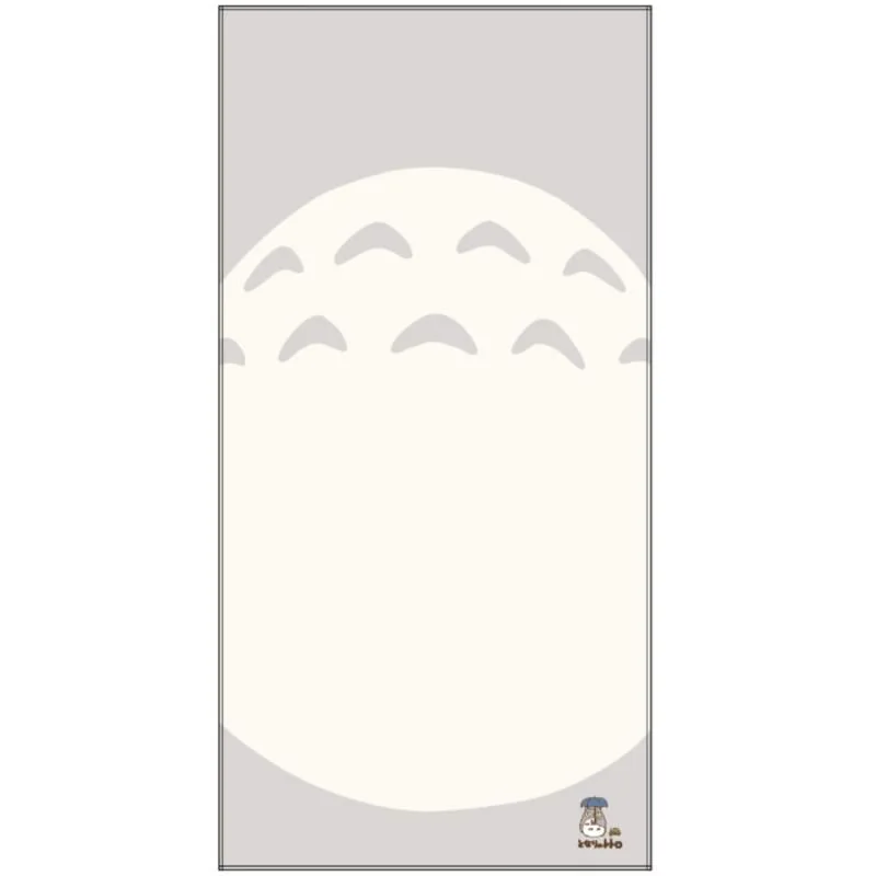 MON VOISIN TOTORO - Ventre de Totoro - Grande Serviette 60x120cm