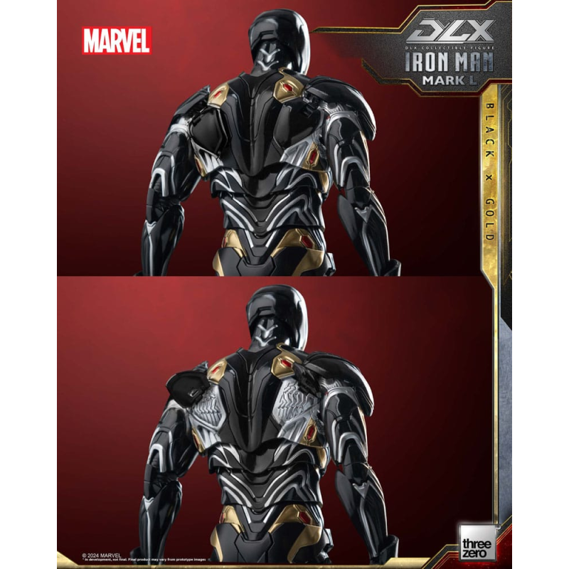 Infinity Saga figurine 1/12 DLX Iron Man Mark 50 (Black X Gold) 17 cm