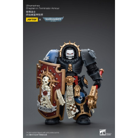 Warhammer 40k figurine 1/18 Ultramarines Chaplain in Terminator Armour 12 cm