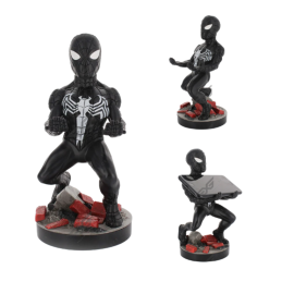 SPIDER-MAN - Symbiote - Figurine 20cm - Support Manette & Portable