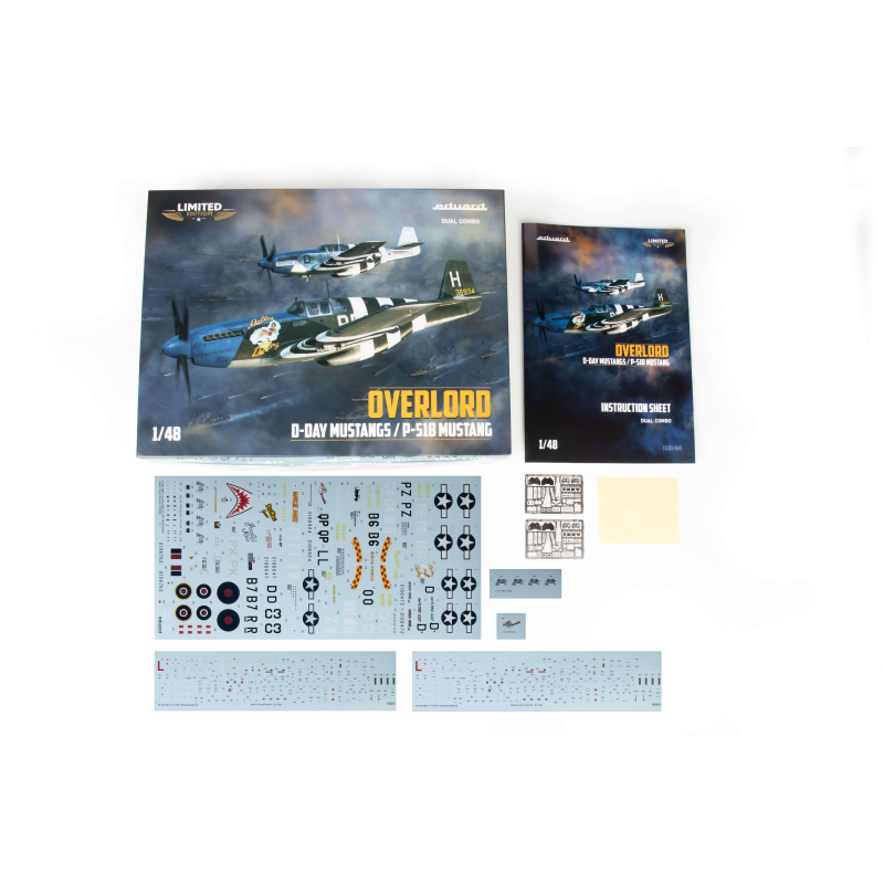 Eduard OVERLORD: D-DAY MUSTANGS / P-51B MUSTANG DUAL COMBO 1/48 EDUARD-LIMITED