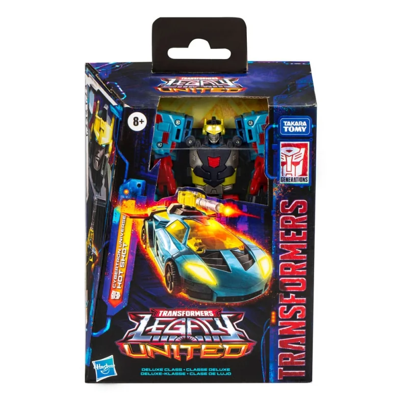 Transformers Generations Legacy United Deluxe Class figurine Cybertron Universe Hot Shot 14 cm