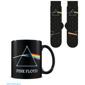 PINK FLOYD - The Dark Side of the Moon -Mug 315ml et Chaussettes 41-45