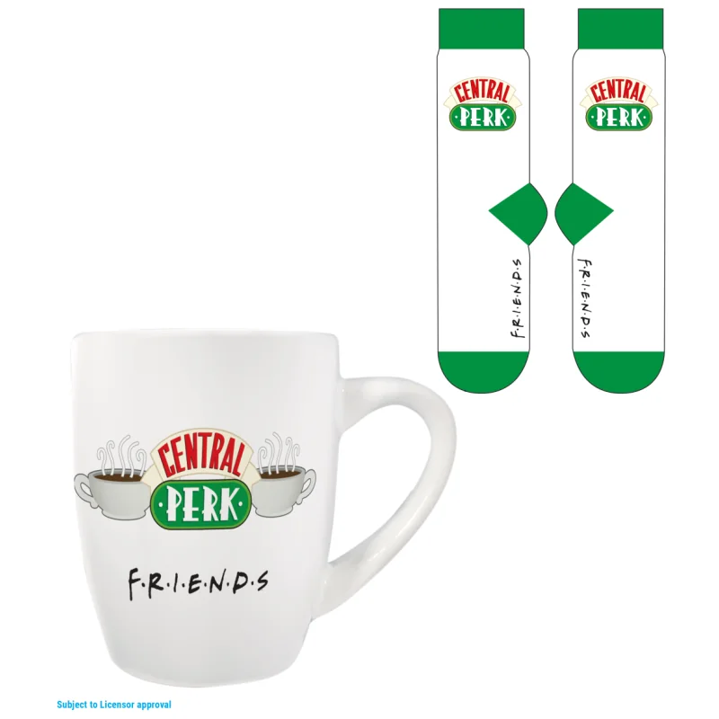 FRIENDS - Central Perk - Mug 315ml et Chaussettes Femme 36-41