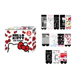 HELLO KITTY & Friends - Gift Box - 12 Paires de Chaussettes (T 35-41)