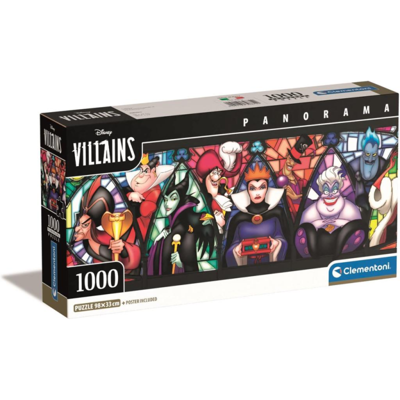 DISNEY - Villains - Puzzle Panorama 1000P