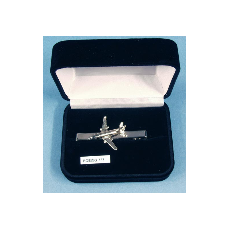 Pince Cravate / Tie Clip : Boeing 737-200 - Nickel